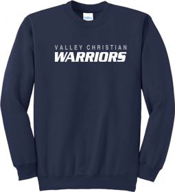 Youth Fleece Crewneck Sweatshirt, Navy